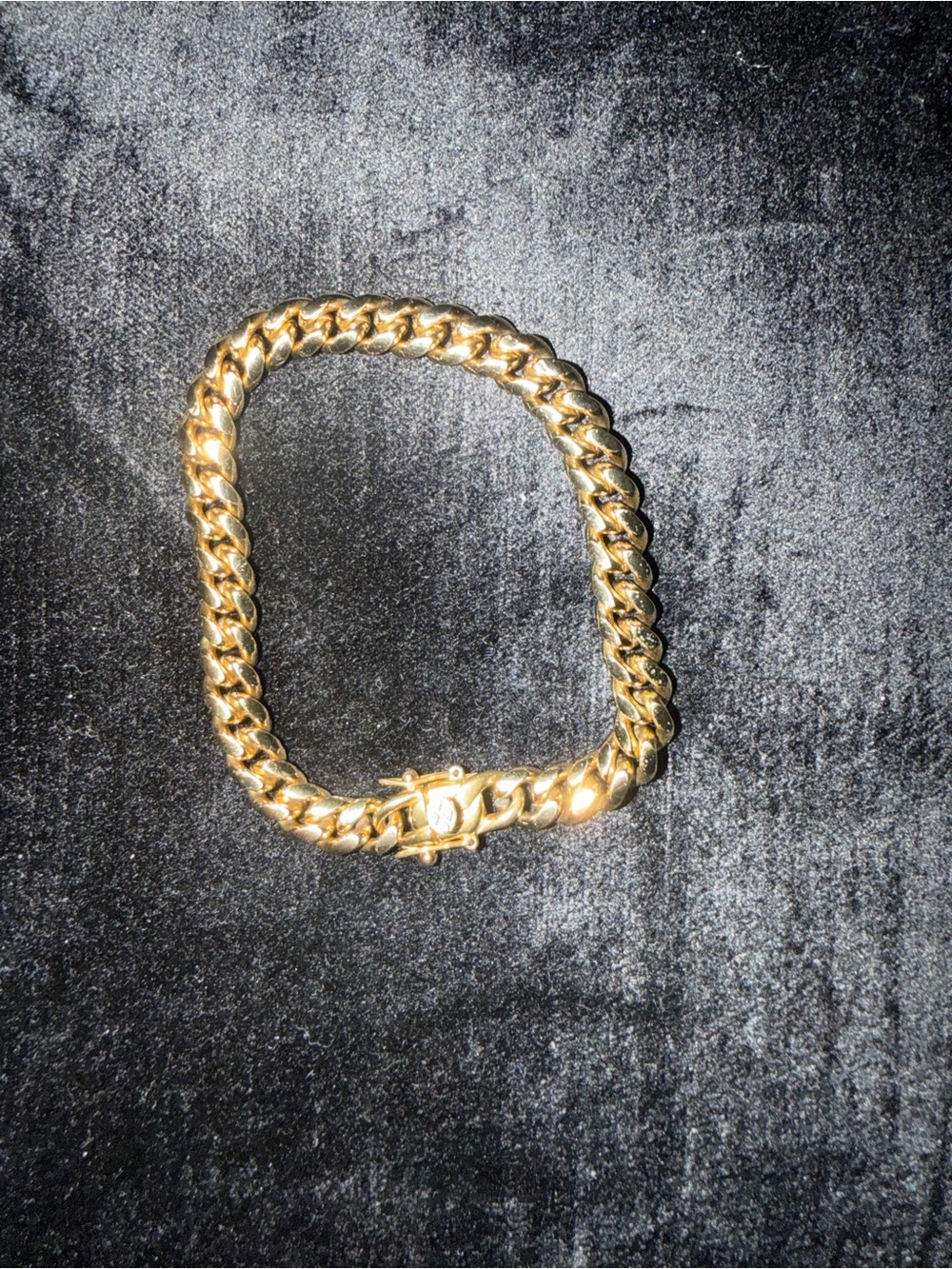 Gold Cuban Chain Bracelet